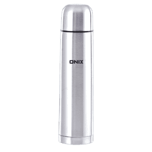 ONIX Stainless Steel Vacuum Bullet Flask | 1000 ml | Silver | OFK-1000