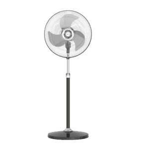 Bajaj Hurricane Pedestal Fan | 450 mm | Black And Chrome