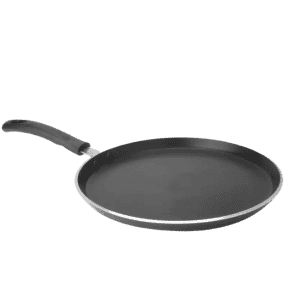 Pigeon Aluminium Non Stick Forged Flat Tawa 280 | 26 cm | Black