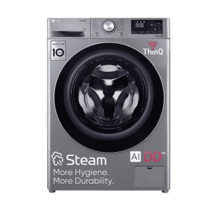 LG Fully Automatic Front Load Washing Machine | 10 kg | 5 Star | Platinum Silver | FHP1410Z7P APSQEIL