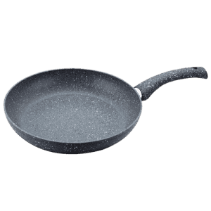 Wonderchef Granite Non Stick Fry Pan | 24 cm | 5 Layer PFOA Free Non Stick Coating | Grey