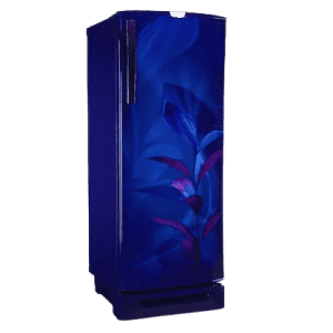 Godrej Edge Pro Single Door Refrigerator | 185 Litres | 4 Star | Direct Cool Inverter Technology | Marine Blue | RD EDGEPRO 210D TA