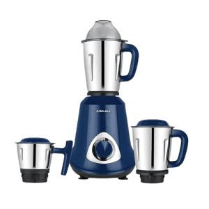 BAJAJ Military Series Glamore  Mixer Grinder |  800W | 3 Jars | Royal Blue