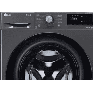 LG 7 kg Wifi Fully Automatic Front Load with In-built Heater | FHV1207Z4M | Black