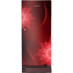 LIEBHERR Plus Direct Cool Single Door Refrigerator | 202 Litres | 3 Star | Antibacterial Gasket | Red Mystiq | DFPrmC 2021