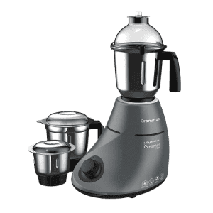 Crompton Greaves Crompton Gleamer 750-Watt Mixer Grinder | GLEAMER750X3J | Grey Black