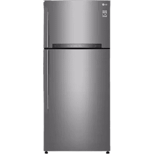 LG 516 L 3 Star Inverter Frost-Free Double Door Refrigerator | GN-H602HLHQ | Platinum silver