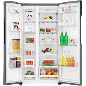 LG 679 L Frost Free Inverter Linear Side-by-Side Refrigerator | GC-B247KQDV | Grey