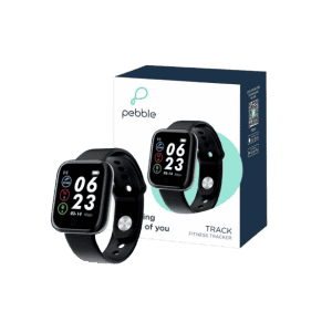 PEBBLE PF B08 SMART WATCH | 1 Year Replacement Guarantee | Black