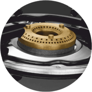 Preethi Zeal Glass Manual Gas Stove | 2 Burners