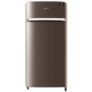 Samsung 198 L 4 Star Inverter Direct cool Single Door Refrigerator | RR21A2G2XDX/HL | Luxe Brown