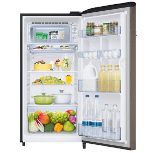 Samsung 198 L 4 Star Inverter Direct cool Single Door Refrigerator | RR21A2G2XDX/HL | Luxe Brown