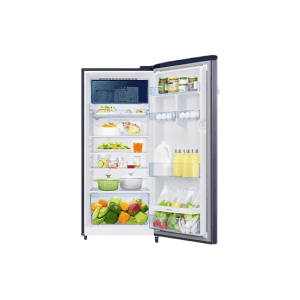 Samsung 225 L 4 Star Inverter Direct cool Single Door Refrigerator | RR23A2E3XUT/HL | Pebble Blue