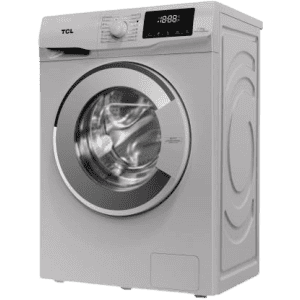 TCL 7 kg Fully Automatic Front Load with In-built Heater | TWF70-G123061A03S | Silver