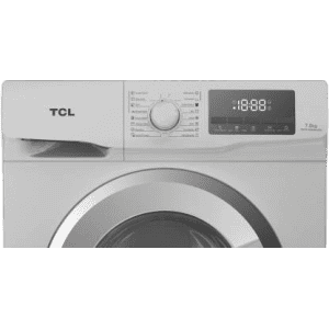 TCL 7 kg Fully Automatic Front Load with In-built Heater | TWF70-G123061A03S | Silver