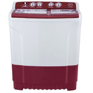 Godrej Edge Semi-Automatic Top Load Washing Machine | 8.5 kg | 5 Star | Wine Red | WS EDGE 8.5 WnRd TB3 M