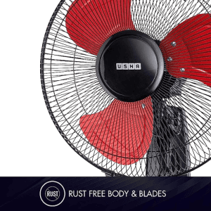 USHA Colossus Blade Wall Fan | 400mm  | Red