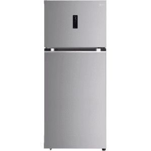 LG Frost Free Double Door Top Mount Convertible Refrigerator | 380 L | 3 Star | GL-T412VPZX | Shiny Steel