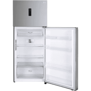 LG Frost Free Double Door Top Mount Convertible Refrigerator | 380 L | 3 Star | GL-T412VPZX | Shiny Steel
