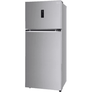 LG Frost Free Double Door Top Mount Convertible Refrigerator | 380 L | 3 Star | GL-T412VPZX | Shiny Steel
