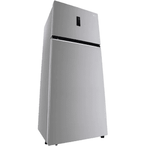 LG Frost Free Double Door Top Mount Convertible Refrigerator | 380 L | 3 Star | GL-T412VPZX | Shiny Steel