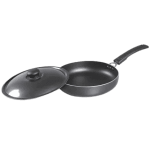 OK Family Fry Pan with Lid 3 L capacity | 28 cm diameter | Aluminium | Non-stick