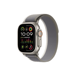 APPLE WATCH ULTRA 2 | MRF43HN/A | 49MM | M/L | TITANIUM CASE | GREEN GREY TRAIL LOOP