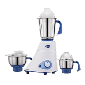 Preethi Blue Leaf Gold Mixer Grinder | 3 Jars | 750 W | White | MG 150