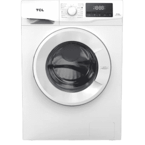 TCL 8 kg Fully Automatic Front Load with In-built Heater TWF80-G123061A03| White