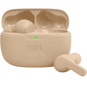 JBL Wave Beam TWS, 32Hr Playtime, IP54, JBL App Bluetooth Headset  | Beige