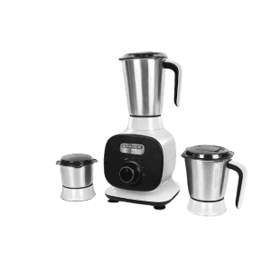 Faber 800W Mixer Grinder with 3 Stainless Steel Jar FMG Candy 800 3J BW | White