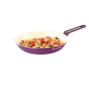 Wonderchef  Bellagio Fry Pan | 20 cm | 1.1 L capacity |  Ceramic Non-stick | Purple