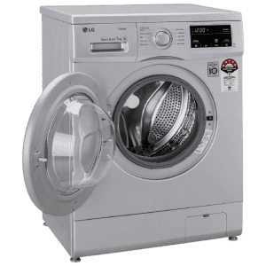 LG 7 Kg 5 Star Inverter Touch Control Fully-Automatic Front Load Washing Machine | HM1207SDL | Silver