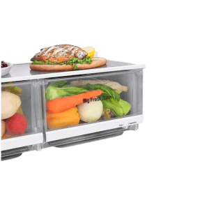 LG 595L with Inverter and Wi-Fi Side-by-Side Refrigerator | Linen White | GC-M22FAGPL