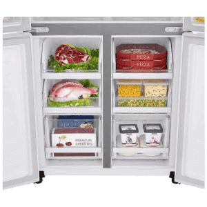 LG 595L with Inverter and Wi-Fi Side-by-Side Refrigerator | Linen White | GC-M22FAGPL