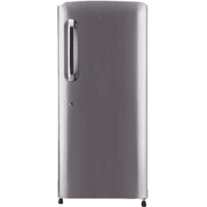 LG 215 L Direct Cool Single Door 4 Star Refrigerator-GL-B221APZY | Shiny Steel,