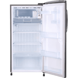 LG 215 L Direct Cool Single Door 4 Star Refrigerator-GL-B221APZY | Shiny Steel,