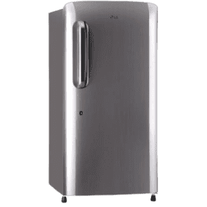 LG 215 L Direct Cool Single Door 4 Star Refrigerator-GL-B221APZY | Shiny Steel,