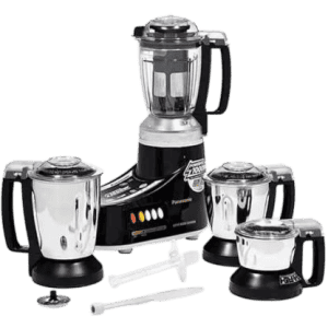 Panasonic Juicer Mixer Grinder | 550 W | 4 Jars | Black | MX-AC460