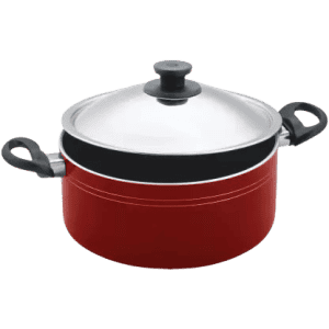 Pigeon Biryani Premium with Lid Pot  8.5 L capacity Non-stick | Red