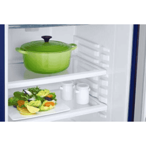 SAMSUNG 192 L Direct Cool Single Door 3 Star Refrigerator with Base Drawer | RR20T182YUT/HL | Pebble Blue