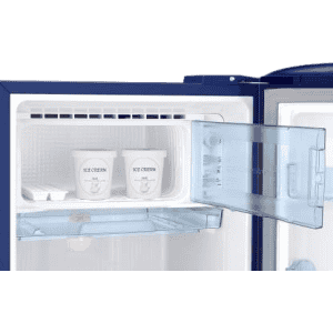 SAMSUNG 192 L Direct Cool Single Door 3 Star Refrigerator with Base Drawer | RR20T182YUT/HL | Pebble Blue