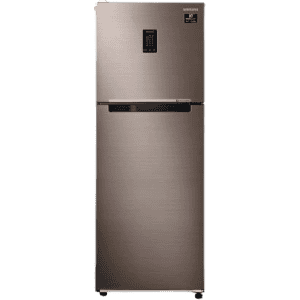 SAMSUNG 288 L Frost Free Double Door 2 Star Convertible Refrigerator | RT34A4632DX/HL | Luxe Bronze