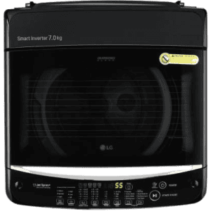 LG 7.0 Kg Inverter Fully-Automatic Top Loading Washing Machine | T70SJBK1Z | Black