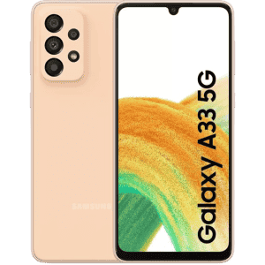 SAMSUNG Galaxy A33 5G | 128 GB/6 GB RAM | Awesome peach