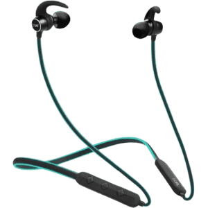 boAt ROCKERZ 255R | Wireless Bluetooth Headset with Extra Base and MIC Bluetooth Headset | Green, Black