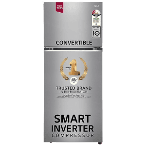LG Frost-Free Smart Inverter Double Door Refrigerator | 398 L | 2 Star | Shiny Steel | GL-S422SPZY
