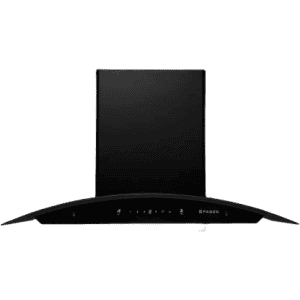 Faber HOOD CREST PLUS HC SC BK 90 Auto Clean Wall Mounted Chimney 1200 CMH | BK GLASS