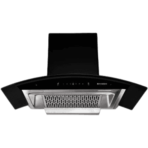 Faber HOOD CREST PLUS HC SC BK 90 Auto Clean Wall Mounted Chimney 1200 CMH | BK GLASS