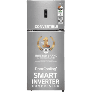 LG | Frost Free Double Door Top Mount |  3 Star Convertible Refrigerator | 398 L | GL-T422VPZX